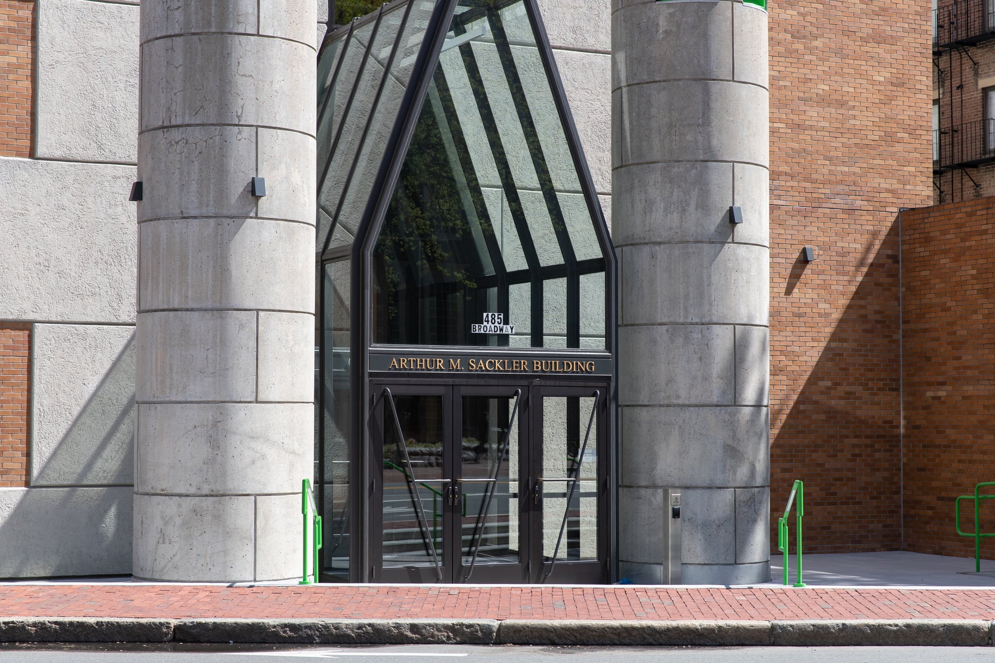 The Arthur M. Sackler building. The use of the Sackler name at Harvard has recently come under scrutiny for the family's ties to the opioid crisis.