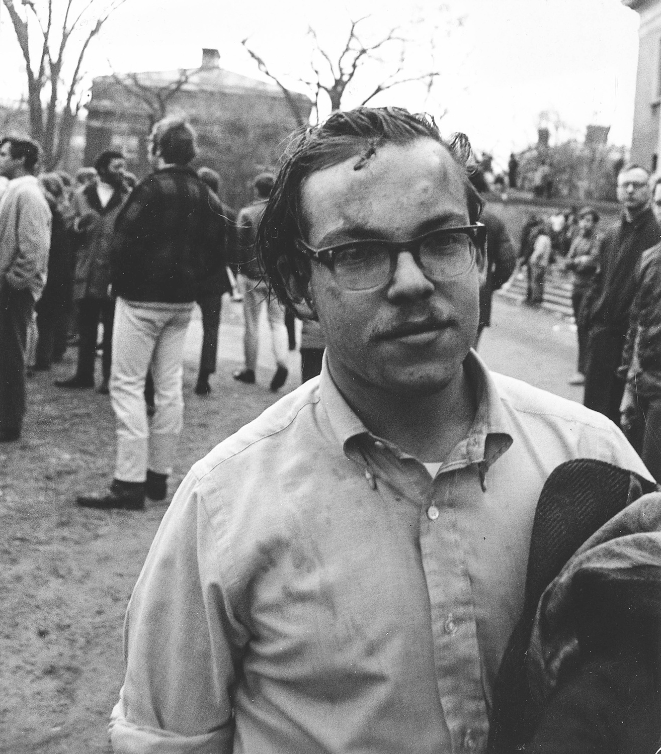 Police officers beat, forcibly removed, and arrested participants in the 1969 University Hall occupation.