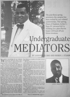 Cover image for In Period of Racial Conflict, Mediation Program Struggled to Find Footing