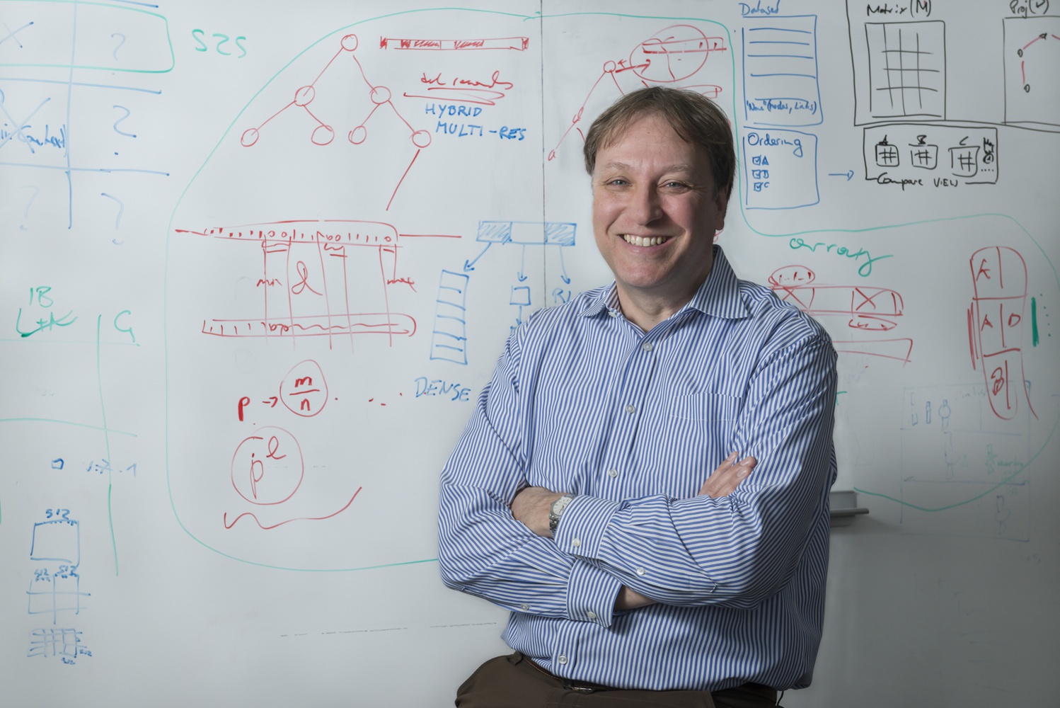 Computer Science Professor Hanspeter Pfister studies visual computing across a wide range of topics, including biomedical visualization and visual data analytics.