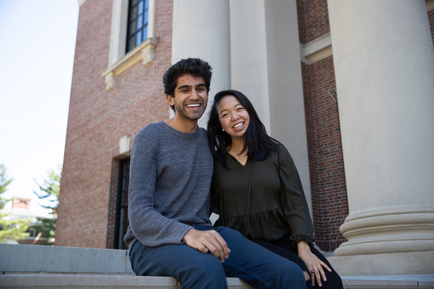 Catherine L. Zhang '19 and Anant T. Pai '19 are the First and Second Class Marshals, respectively.