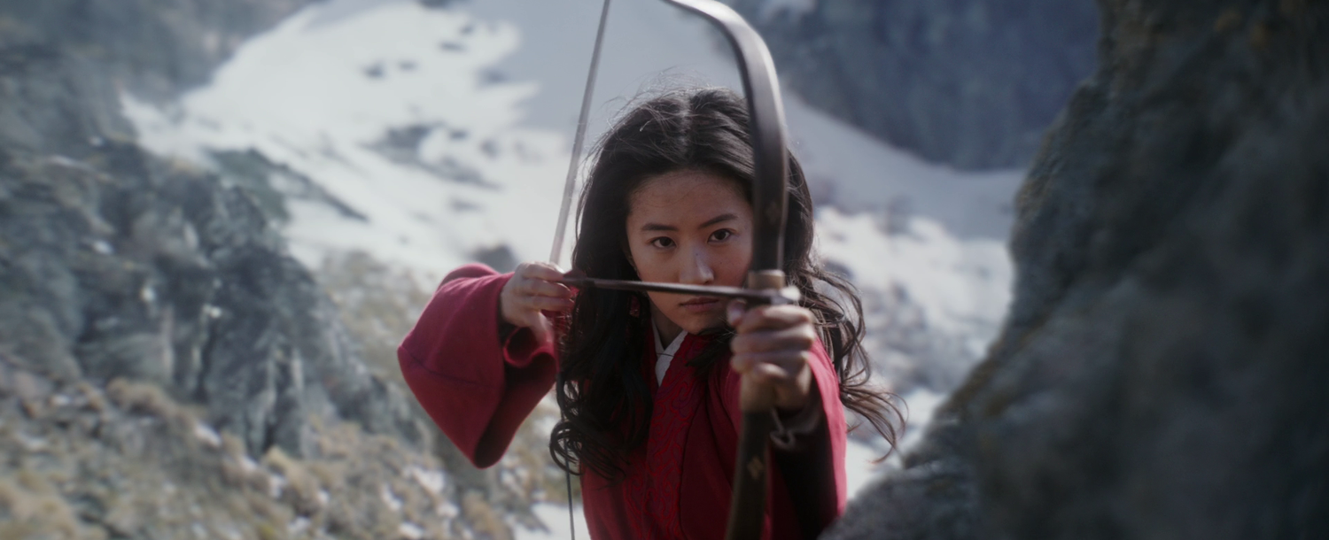 Mulan (Liu Yifei) in the teaser for the new live-action adaptation.
