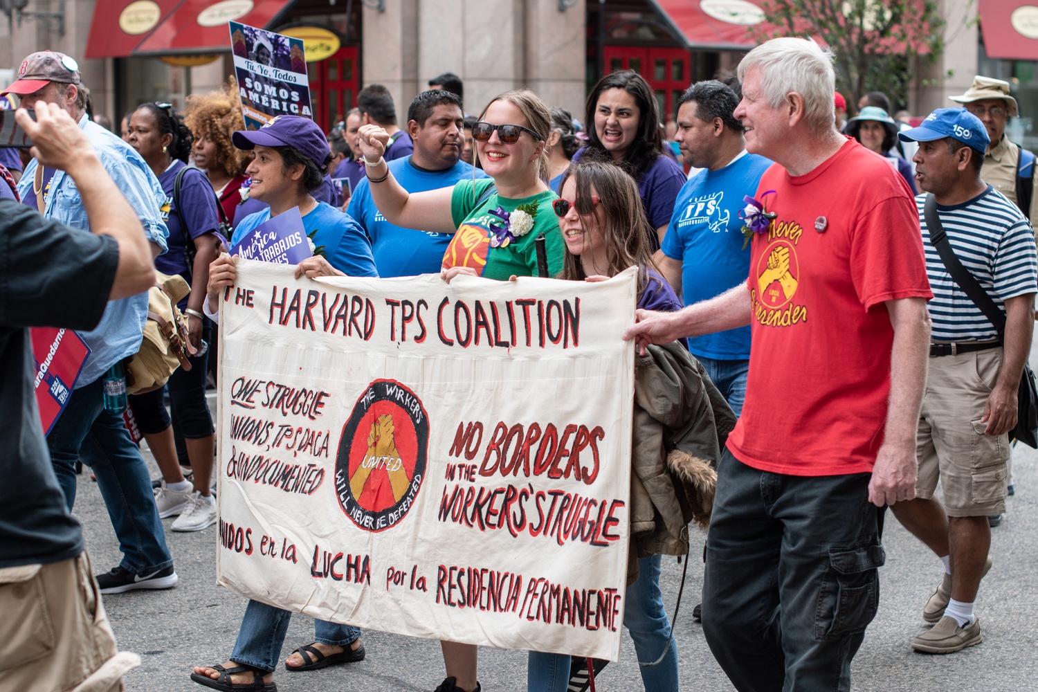 Many Harvard affiliates spent the last four years concerned about what President Donald Trump's immigration policy meant for them, with some taking to the streets in protest.
