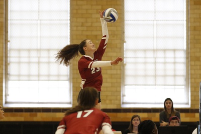 Cover image for Women's Volleyball Opens Season with Harvard Invitational