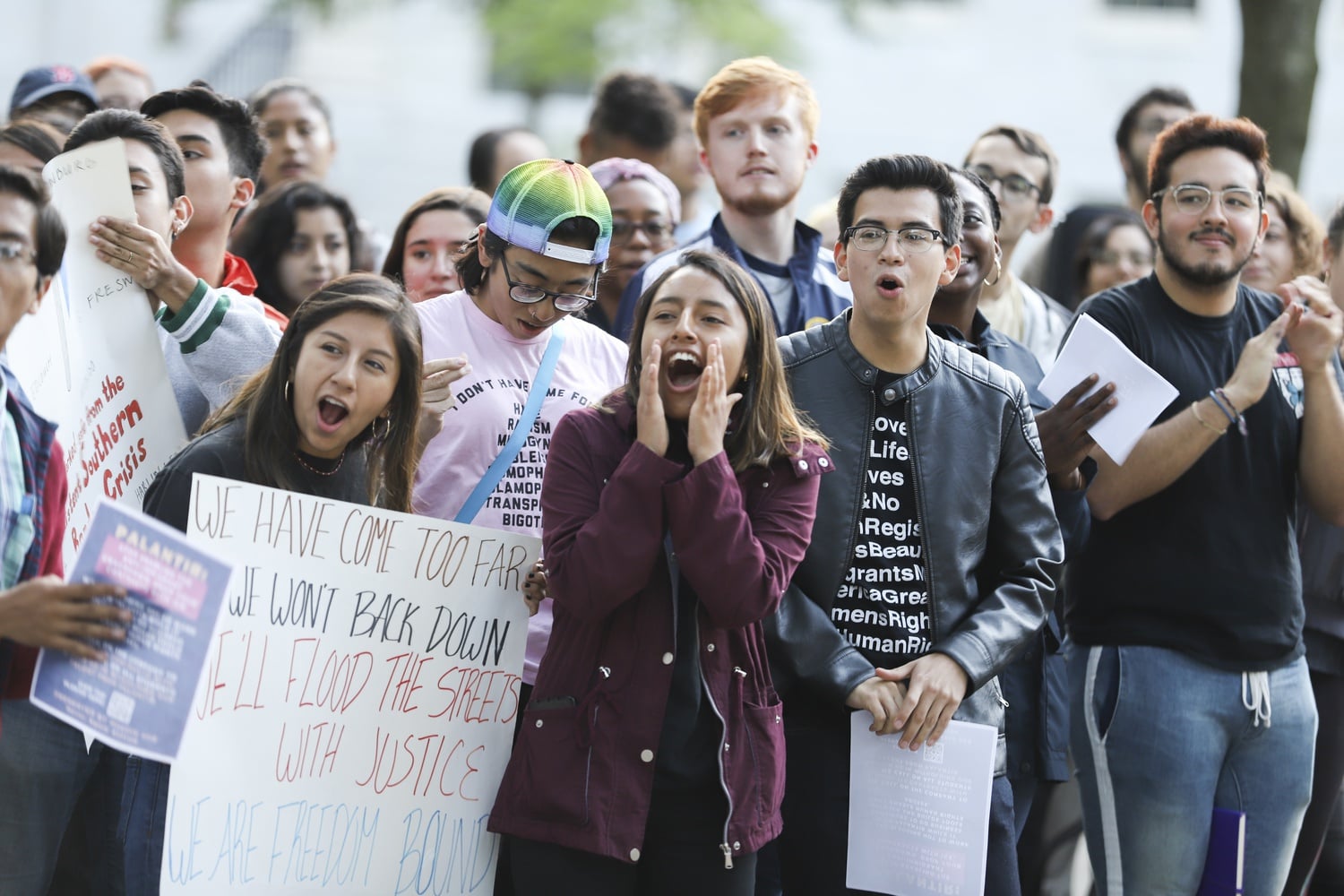 Immigration advocacy group Act on a Dream sponsored a rally Thursday calling for the federal government to abolish Immigration and Customs Enforcement.