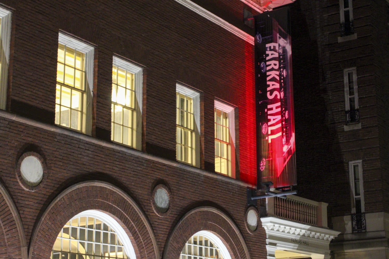 Harvard College's Radcliffe Pitches, a historically all-female a capella group that just admitted its first male identifying member, host auditions and practices in Farkas Hall.