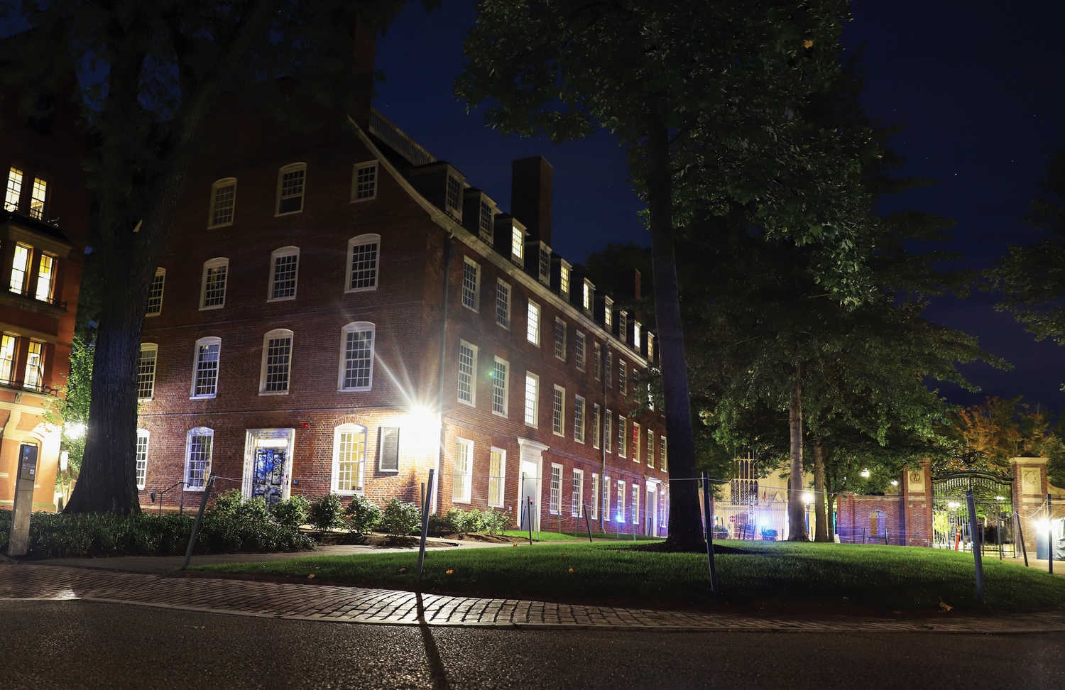 Massachusetts Hall houses University President Lawrence S. Bacow's office.