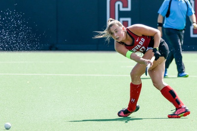 Cover image for No. 14 Field Hockey Surges to 4-1 Win over Maine
