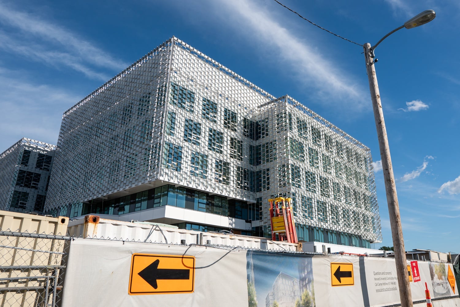 Construction work continues on the Science and Engineering Complex in Allston. The building is on pace to open by fall 2020, and will be located next to the Enterprise Research Campus.