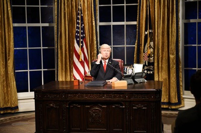 Cover image for Alec Baldwin Trump SNL