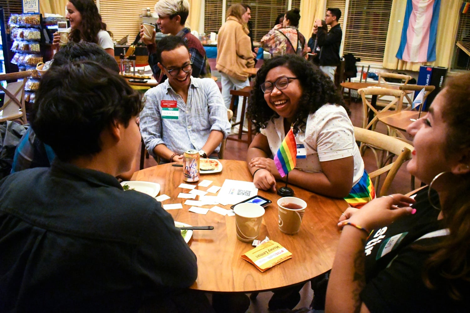 BGLTQ student and allies celebrated National Coming Out Day at OUTspoken, an open mic and social event Friday.