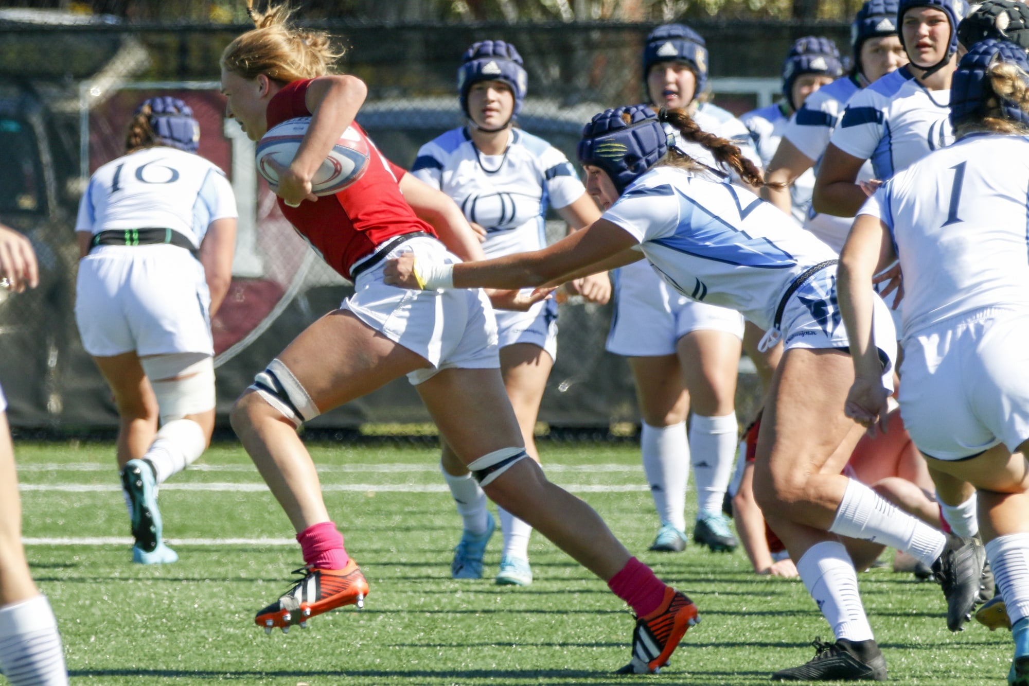 The Crimson offense was completely unstoppable this past weekend, putting up over 100 points. Meanwhile, the defense achieved its first shutout of the season. f