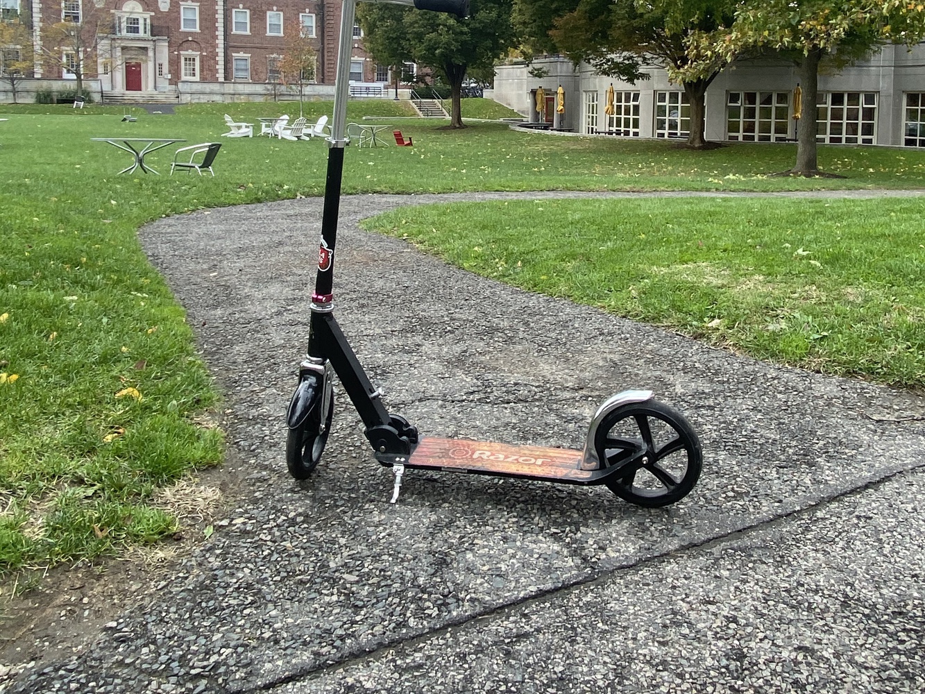 Athletes, particularly first-years, have starting buying scooters en masse as a quicker means to traverse the river to the athletic facilities.