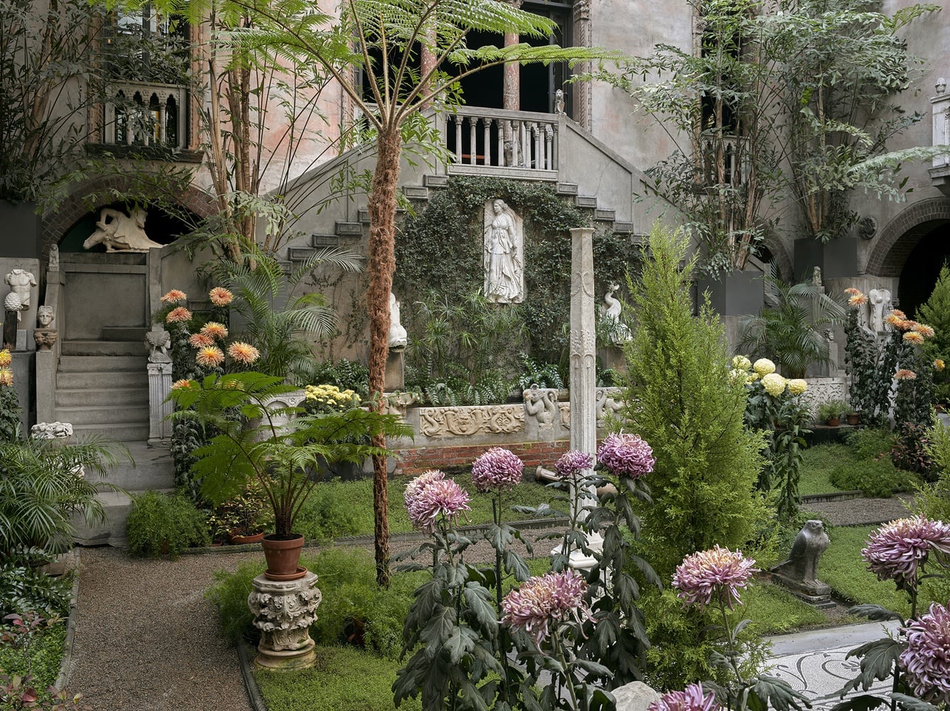 The Isabella Stewart Gardner Museum's central courtyard is home to a new participatory performance installation by Lee Mingwei.