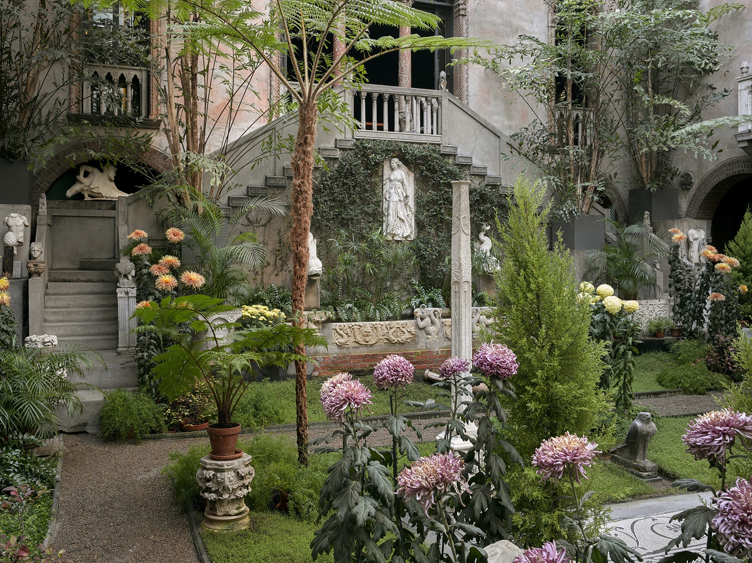 The Isabella Stewart Gardner Museum's central courtyard is home to a new participatory performance installation by Lee Mingwei.