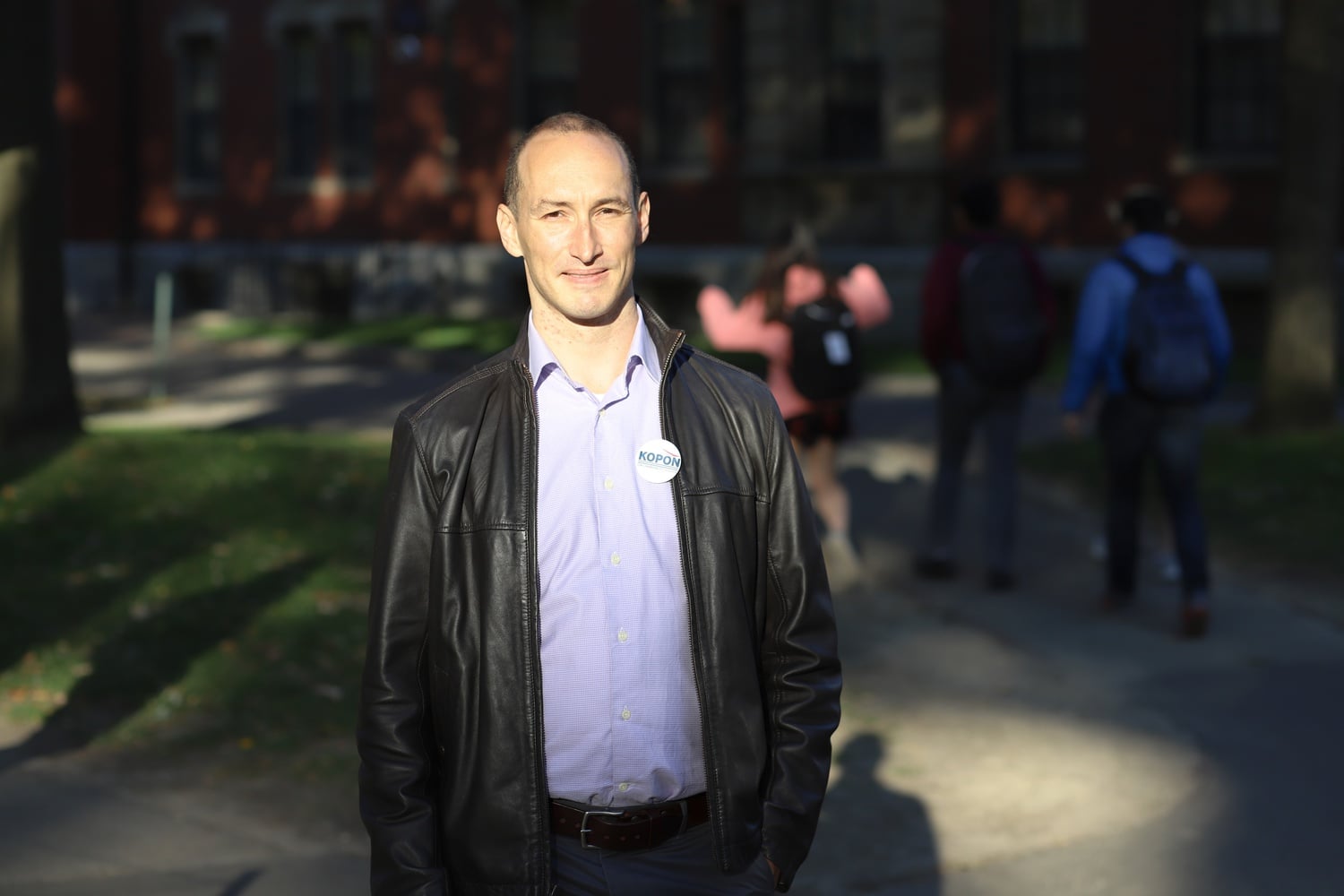 Derek Kopon, an astrophysicist and engineer at the Harvard-Smithsonian Center for Astrophysics, is running for Cambridge City Council.