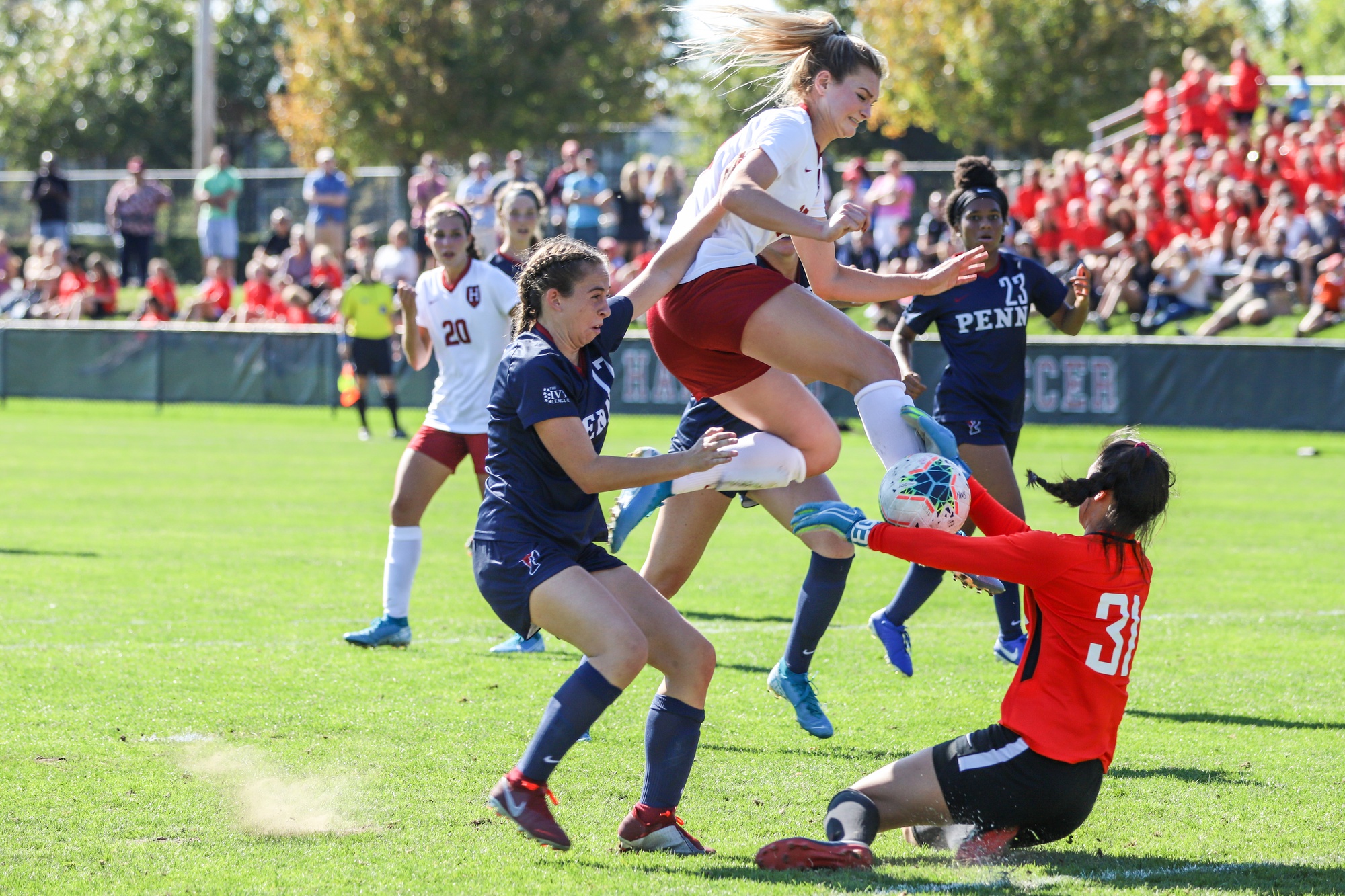Offense has buoyed Harvard's 2019 campaign as the Crimson has amassed 223 shots over the course of the season and averaged 2.29 goals per game.