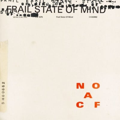 Cover image for frail state of mind