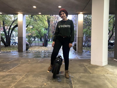 Cover image for Marwah and her electric unicycle