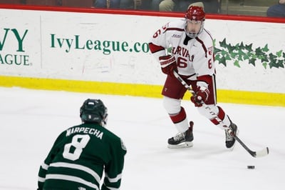 Cover image for LIVE: No. 19 Men's Hockey Leads Dartmouth, 5-3, in Season Opener