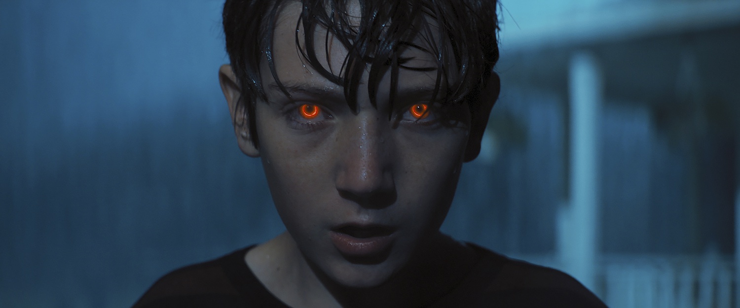 Jackson A. Dunn stars as Brandon Breyer/Brightburn in “Brightburn” (2019), directed by David Yarovesky.