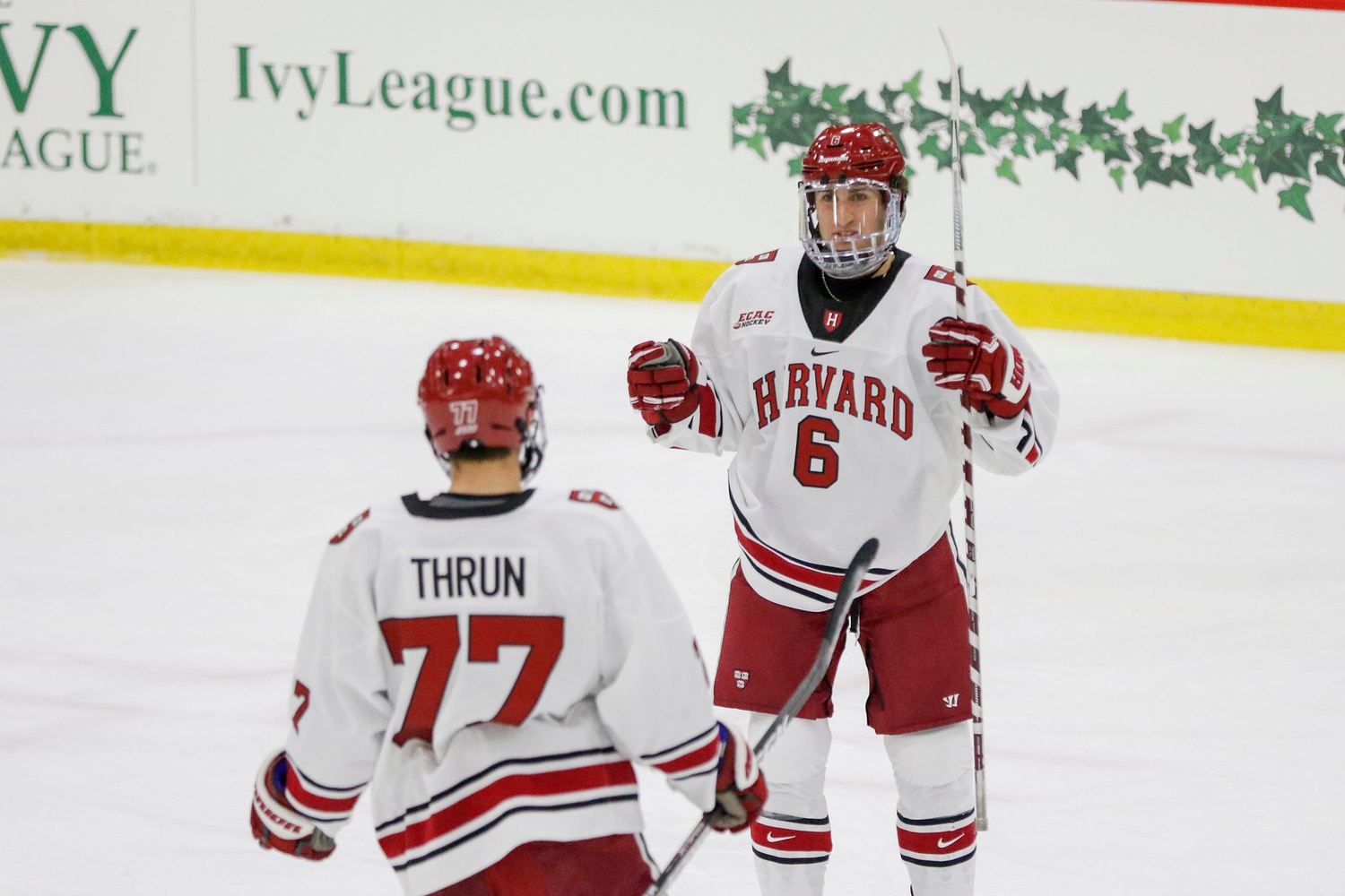 In the first period, junior forward Colton Kerfoot potted a cross-ice feed from rookie blue-liner Henry Thrun. The tally contributed to Thrun's impressive night, in which he notched his first NCAA point and, later, goal.