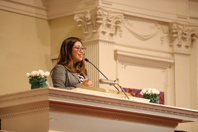 Cover image for Cristina Jiménez Calls for Community Activism in 2019 Robert Coles Lecture