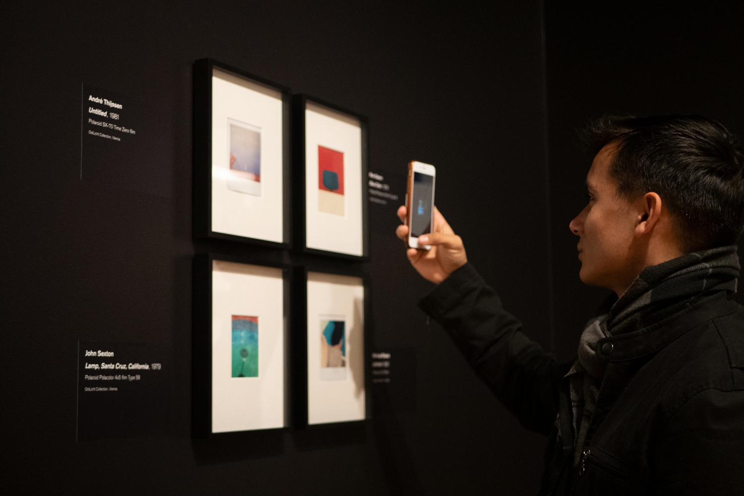 MIT celebrated Polaroid Day with pictures, panels, and actual cameras.