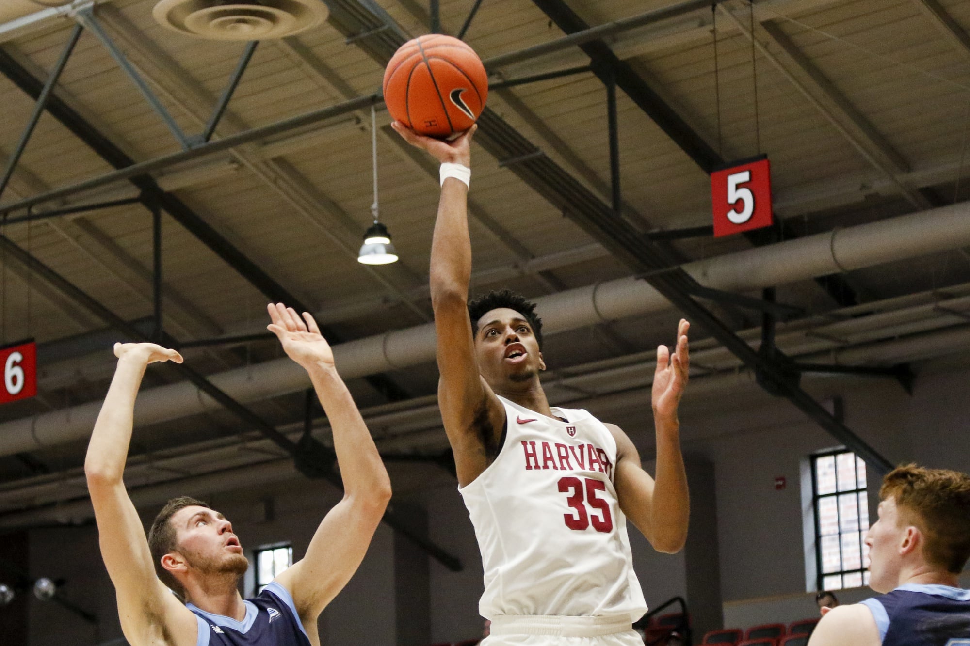 In the absence of some key players, senior Rob Baker has cemented his role in the starting lineup.