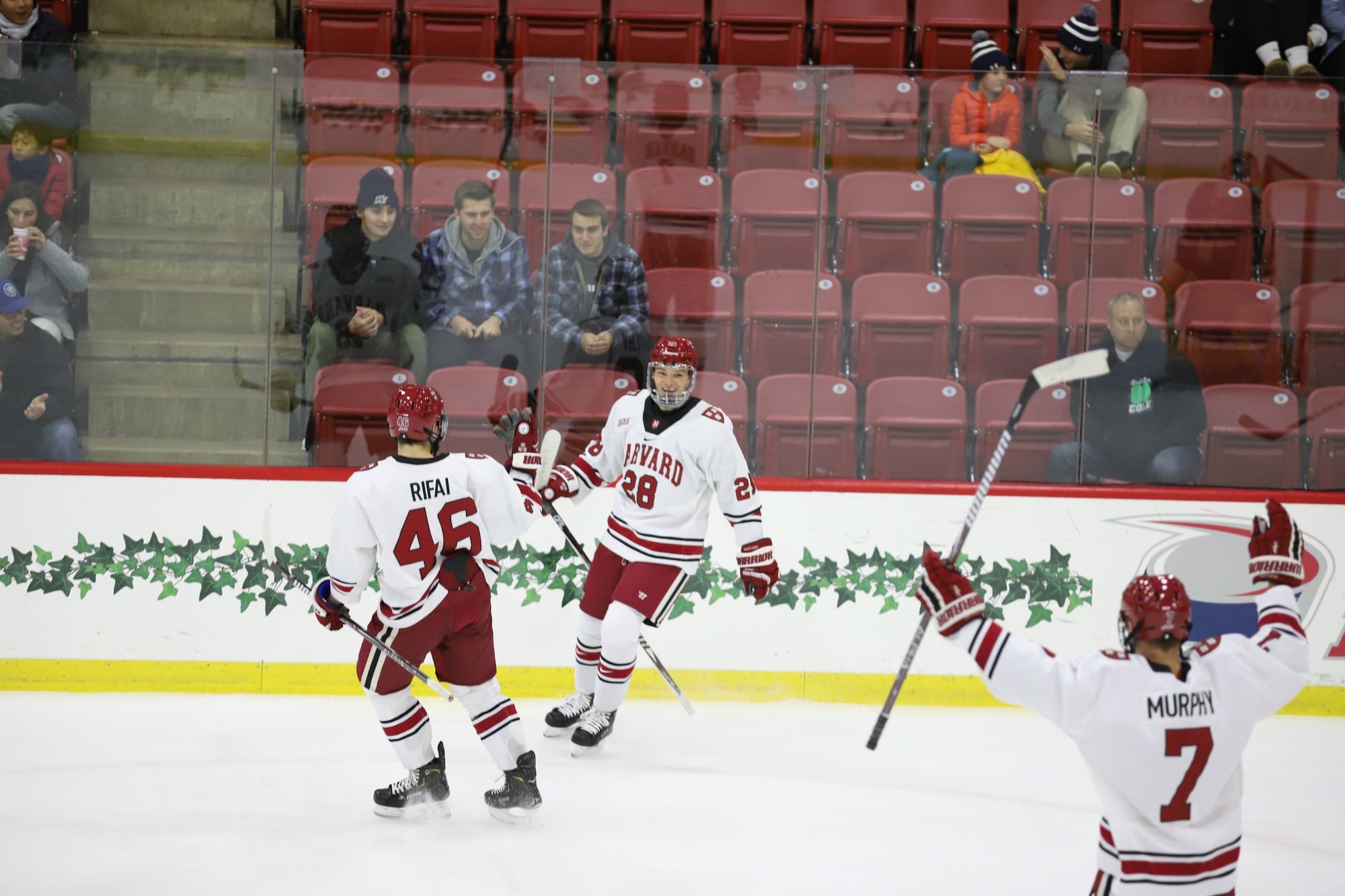 Though the Crimson has had goal-scorers up and down the lineup, regular contributors like junior Henry Bowlby, who is on a five-game point streak, bolster the team's offensive power.