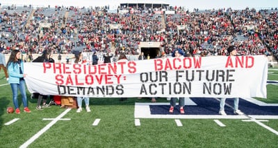 Cover image for In Photos: Harvard-Yale Divest Protest