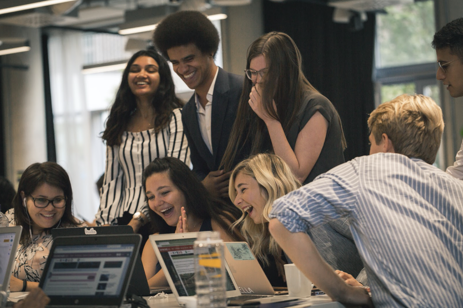 Beacon Fellows work at London client site, July 2019