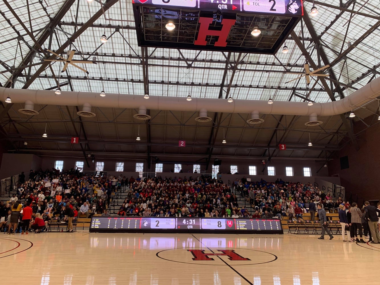 Harvard women's basketball hosted Education Day this past Tuesday.