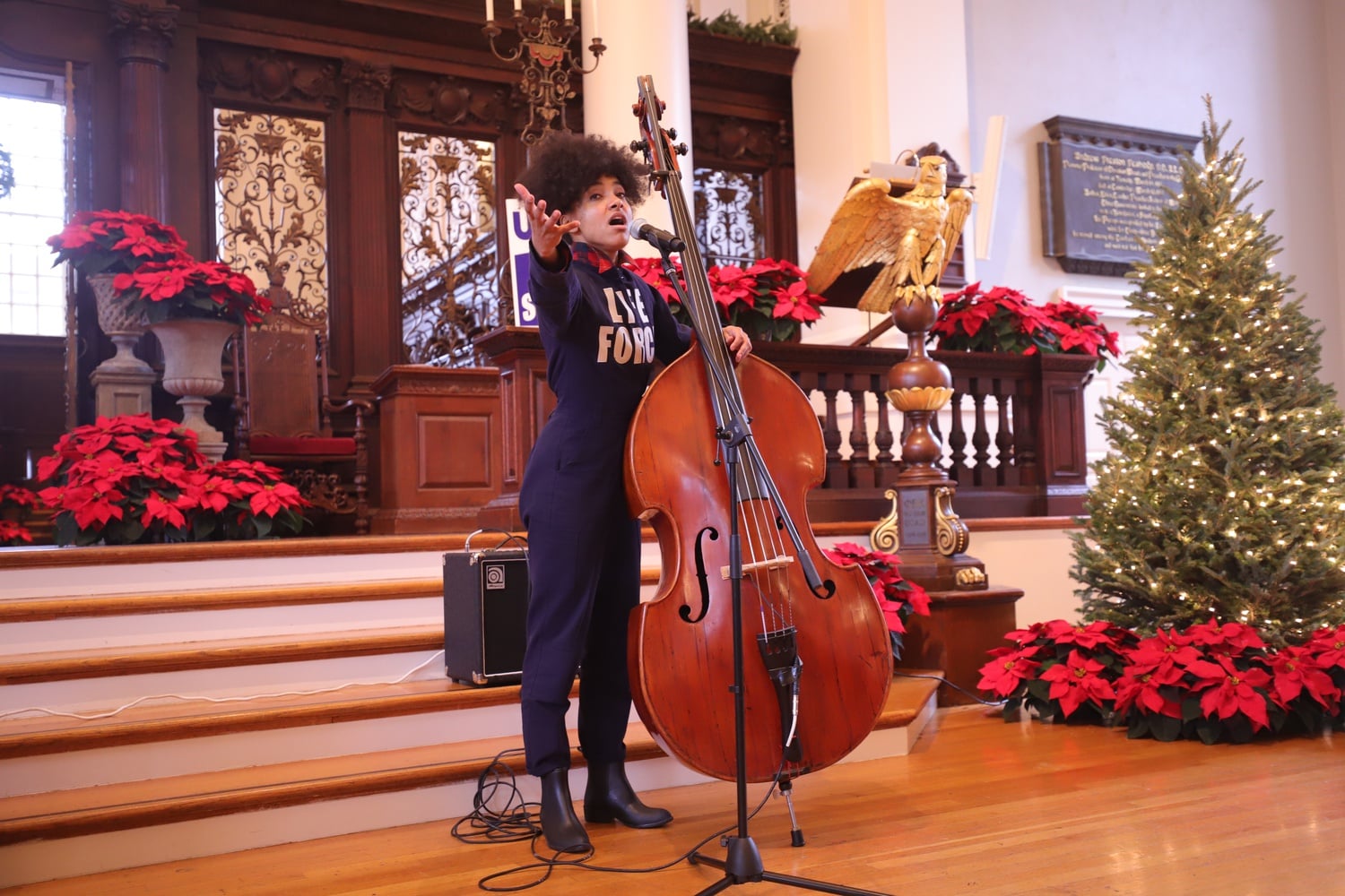 Five-time Grammy Award winner Esperanza E. Spalding has taught at Harvard since 2017.