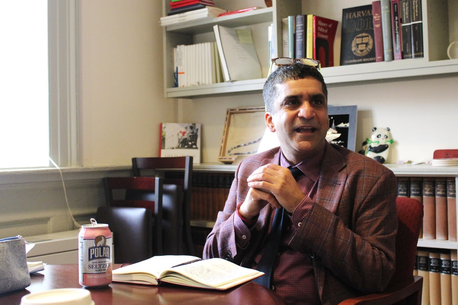 Dean of the College Rakesh Khurana discusses the possibility of an Ethnic Studies concentration in a December interview, before the coronavirus shut down campus. Khurana said Friday that the College's process for adjudicating pandemic protocol violations is informed by principles including taking proportional disciplinary action and protecting student privacy.