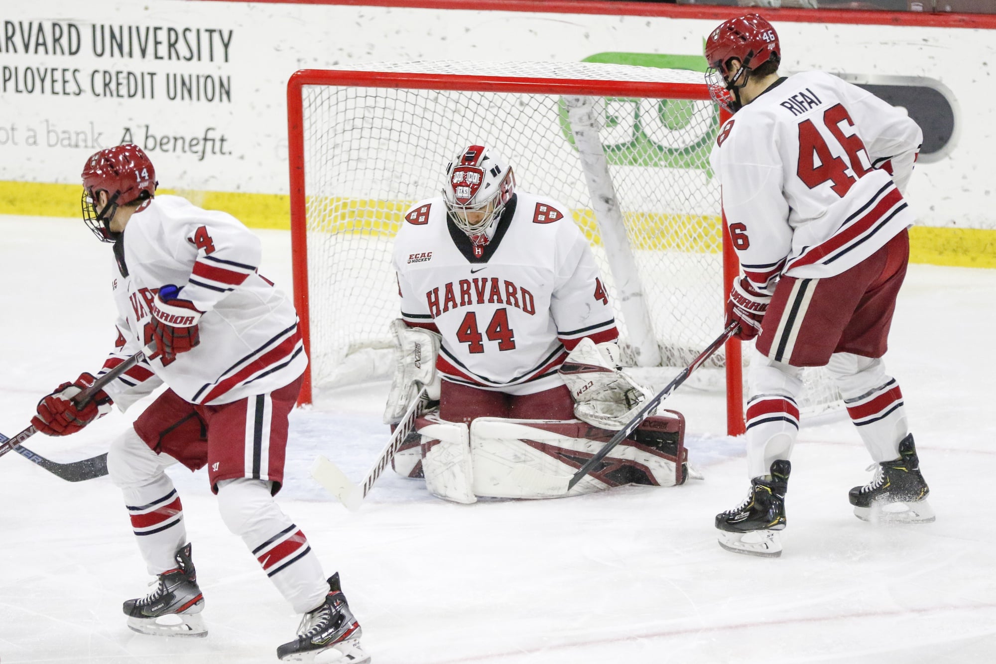 Harvard and ASU met at the Anaheim Ducks' practice facility, marking the first college hockey contest in California in two decades.