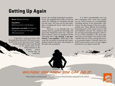 Cover image for NOLS Expeditions Testimonial 3