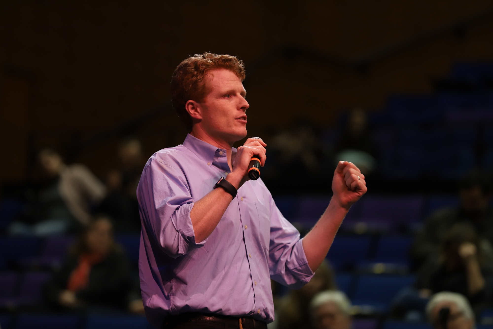 At a Senate candidate forum, U.S. Representative Joseph P. Kennedy III (D-Mass.) shared his vision for Massachusetts and the nation.