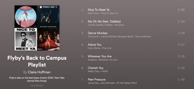 Cover image for Flyby’s Back to School Playlist — Spring 2020
