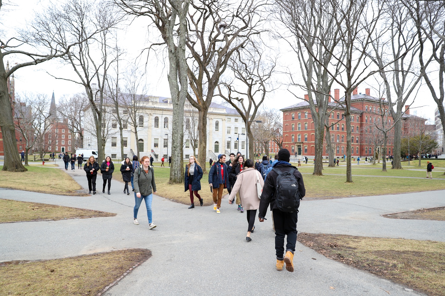 The first day of classes in the spring 2020 semester, which also marked the first day of shopping week — a period at the start of the term when students can test out classes before officially enrolling.