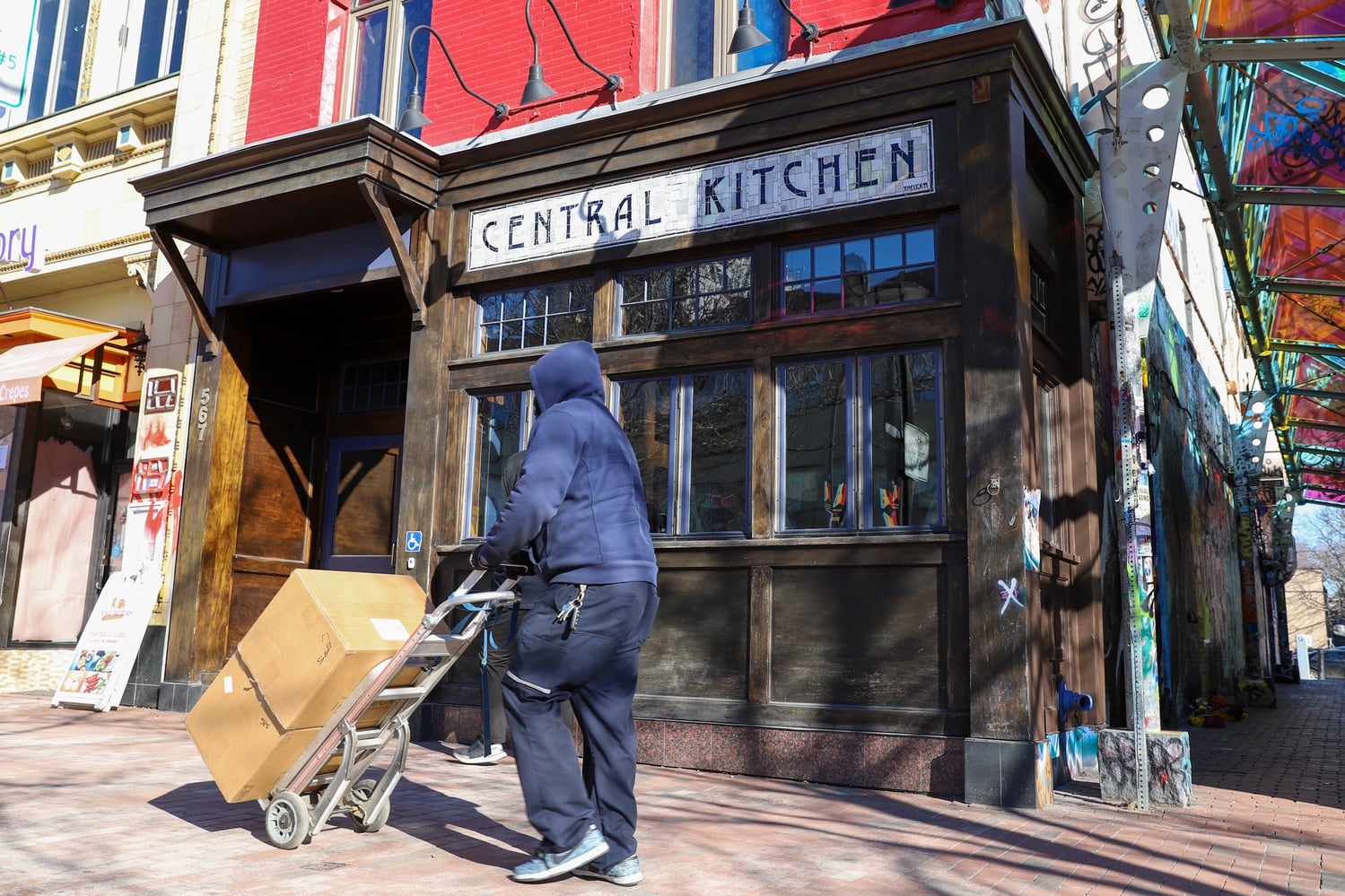 Central Kitchen, a bar and eatery in Cambridge's Central Square, is being replaced by Western Front, a marijuana dispensary.