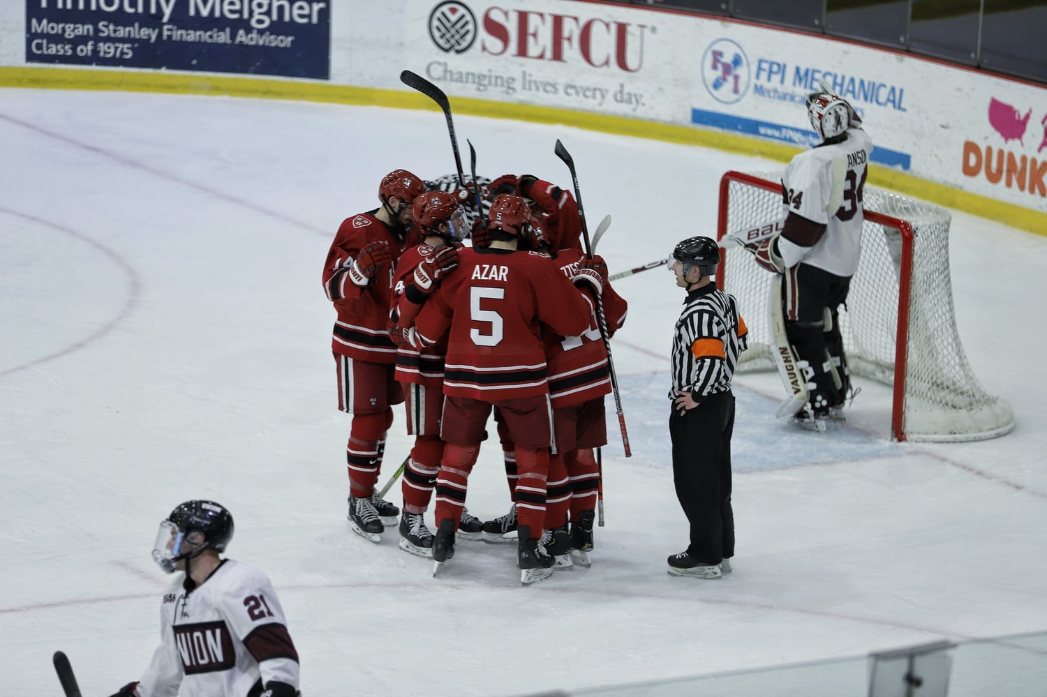 There was no shortage of goal celebrations on Friday, as every forward line contributed at least a goal. The powerplay also chipped in three.