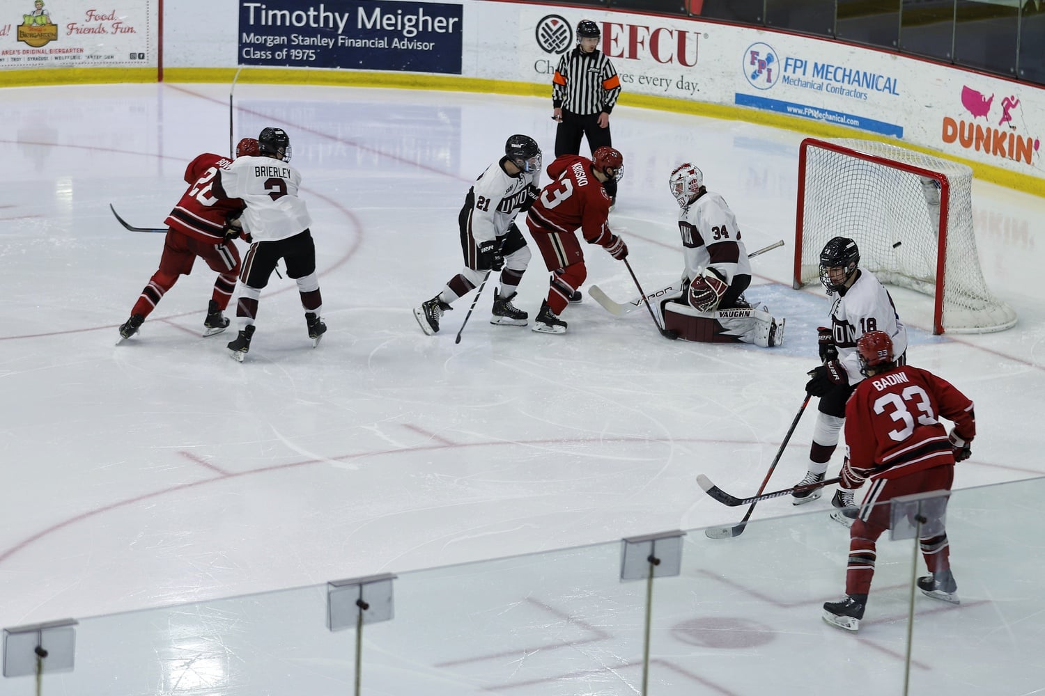 Harvard's first strike of the night came off a redirect from junior Henry Bowlby.