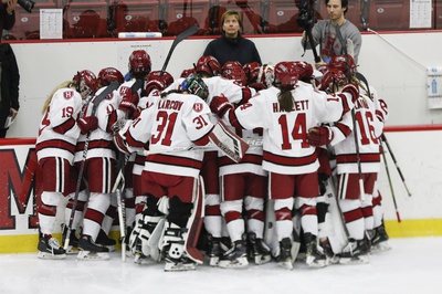 Cover image for No. 10/10 Women’s Ice Hockey Drops Beanpot Semifinal Tilt to No. 3/2 Northeastern