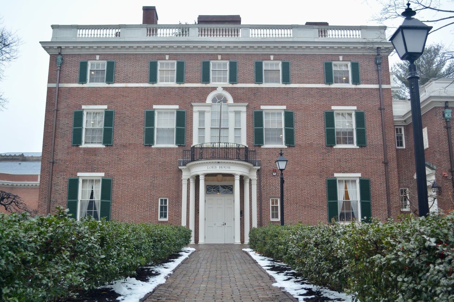 The Board of Overseers often meets at Loeb House.