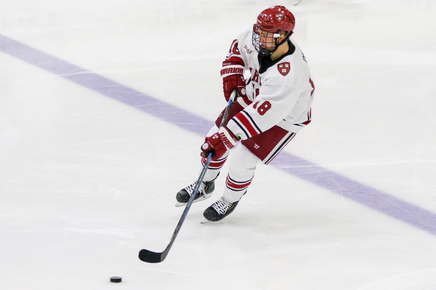 Sophomore center Jack Drury has emerged as the backbone of his ranked Crimson squad. Already a leader in the locker room, the forward is among the NCAA's highest per-game scorers this season.