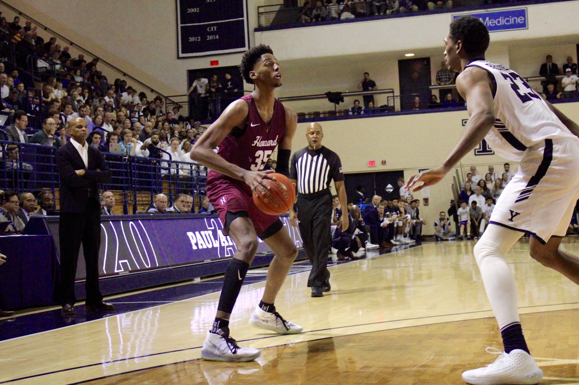 Senior forward Rob Baker led the team in scoring against Brown with 18 points.