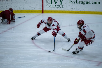 Cover image for No. 10/10 Women’s Ice Hockey Falters in Beanpot Consolation, Fails to Continue Saturday’s Late-Game Heroics