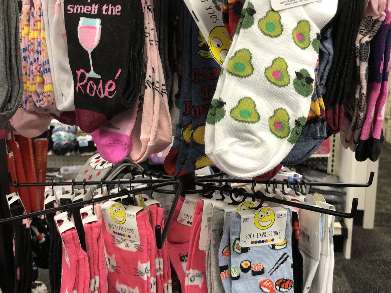 Socks at CVS Close-Up