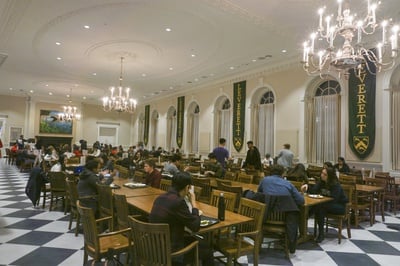 Cover image for Leverett House Will Close Its Dining Hall at Night to Allow for Cleaning